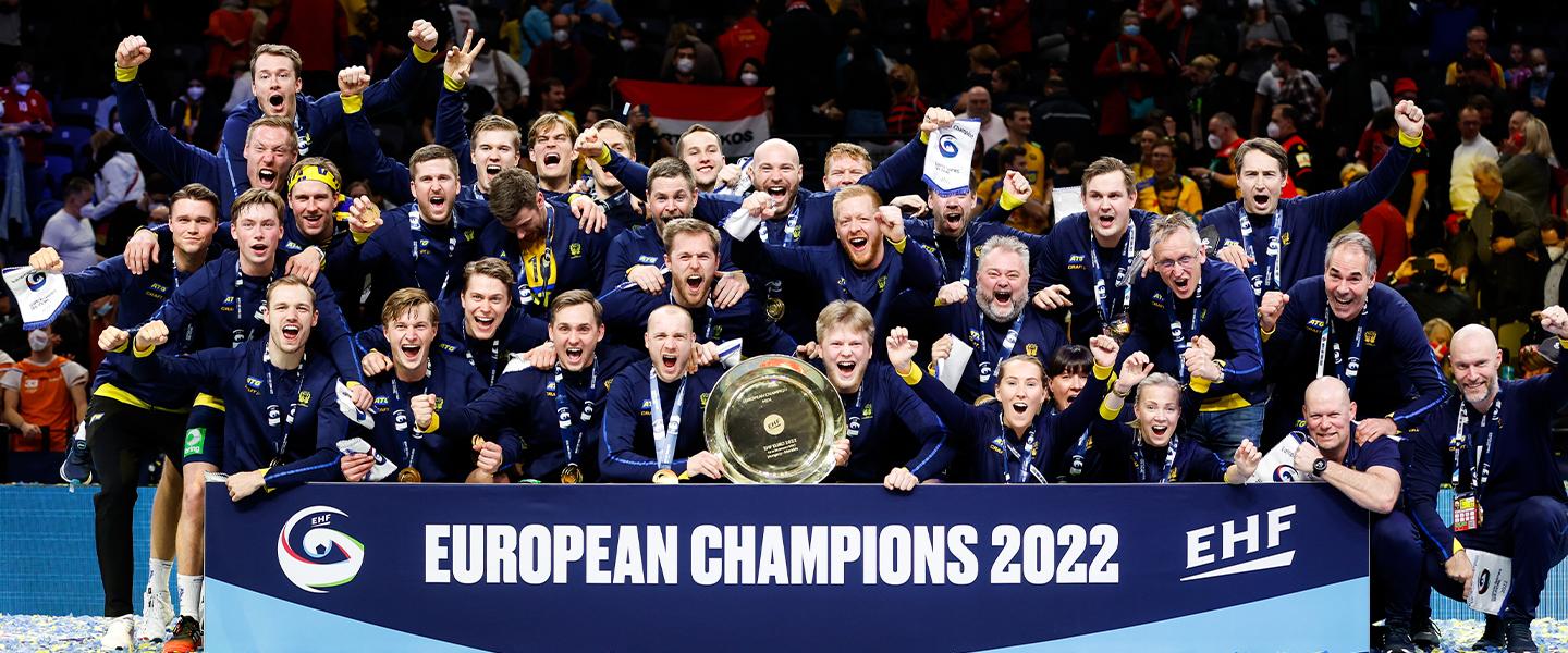 IHF Outstanding Sweden win record fifth EHF EURO title